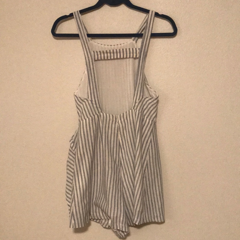 Backless Striped Romper - image 3